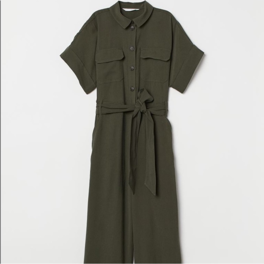 H&M Olive Green Women's Jumpsuit size 4 Small